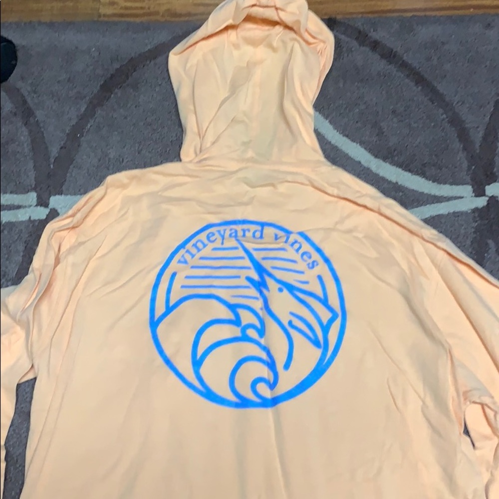 Light orange hoodie tee